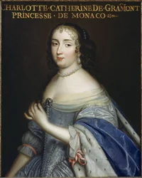 Catherine-Charlotte de Gramont (1638-1678), Prinses van Monaco en Hertogin de Valentinois, en minnares van de Franse koning Lodewijk XIV